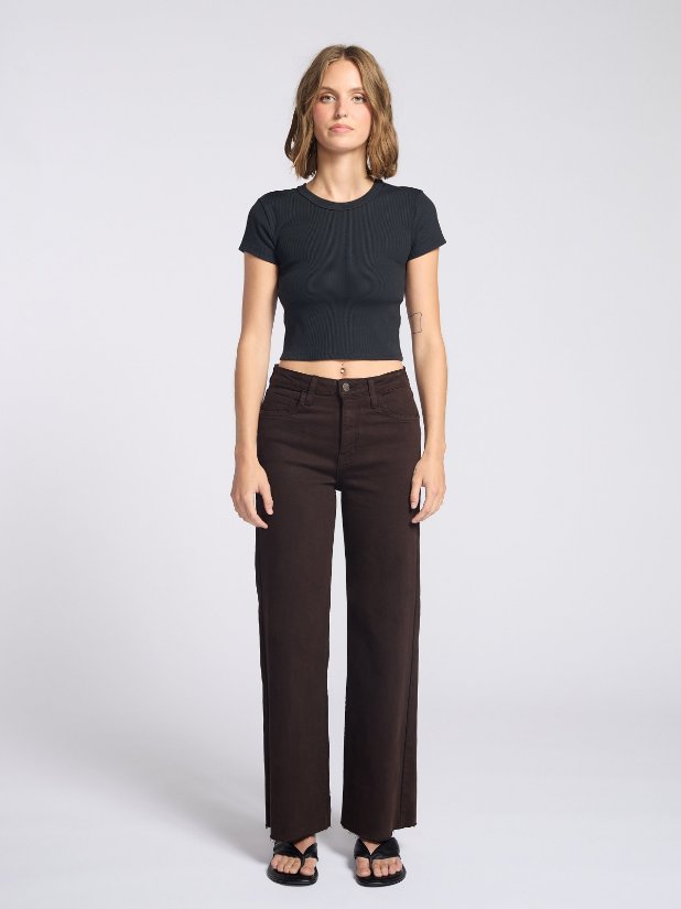 Picture of Paola A Line Scissor Hem Wide Leg