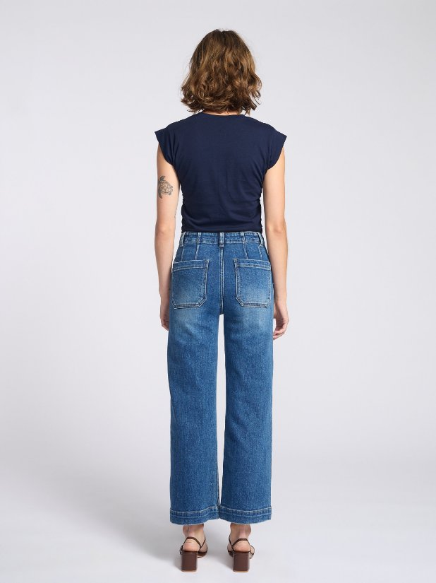 Picture of Paola Wide Leg With Seam Lines