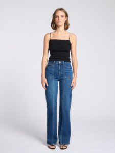 Picture of Camia A-Line With Front Long Seam Jean