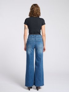 Picture of Luisa Wide Belt Loop With Wide Leg Jeans
