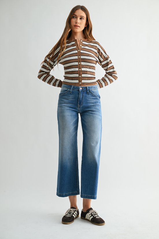Picture of Genoa Slant Pocket Wide Leg