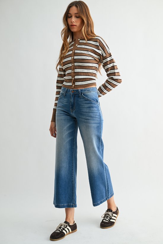 Picture of Genoa Slant Pocket Wide Leg