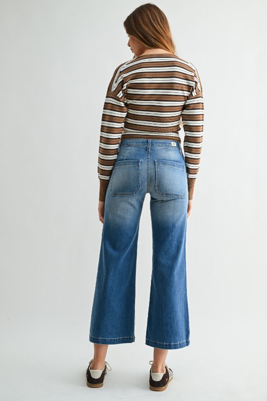 Picture of Genoa Slant Pocket Wide Leg