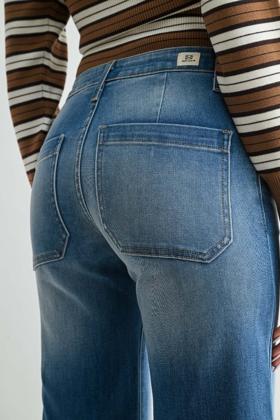Picture of Genoa Slant Pocket Wide Leg