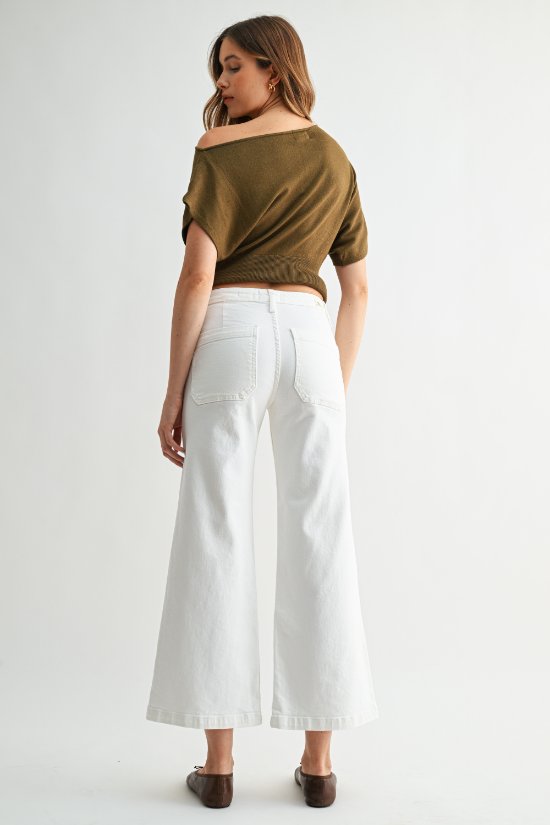 Picture of Genoa Slant Pocket Wide Leg - copy